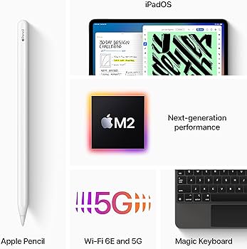 Amazon.com : Apple 2022 iPad Pro 6th Gen (12.9-inch, Wi-Fi, 128GB