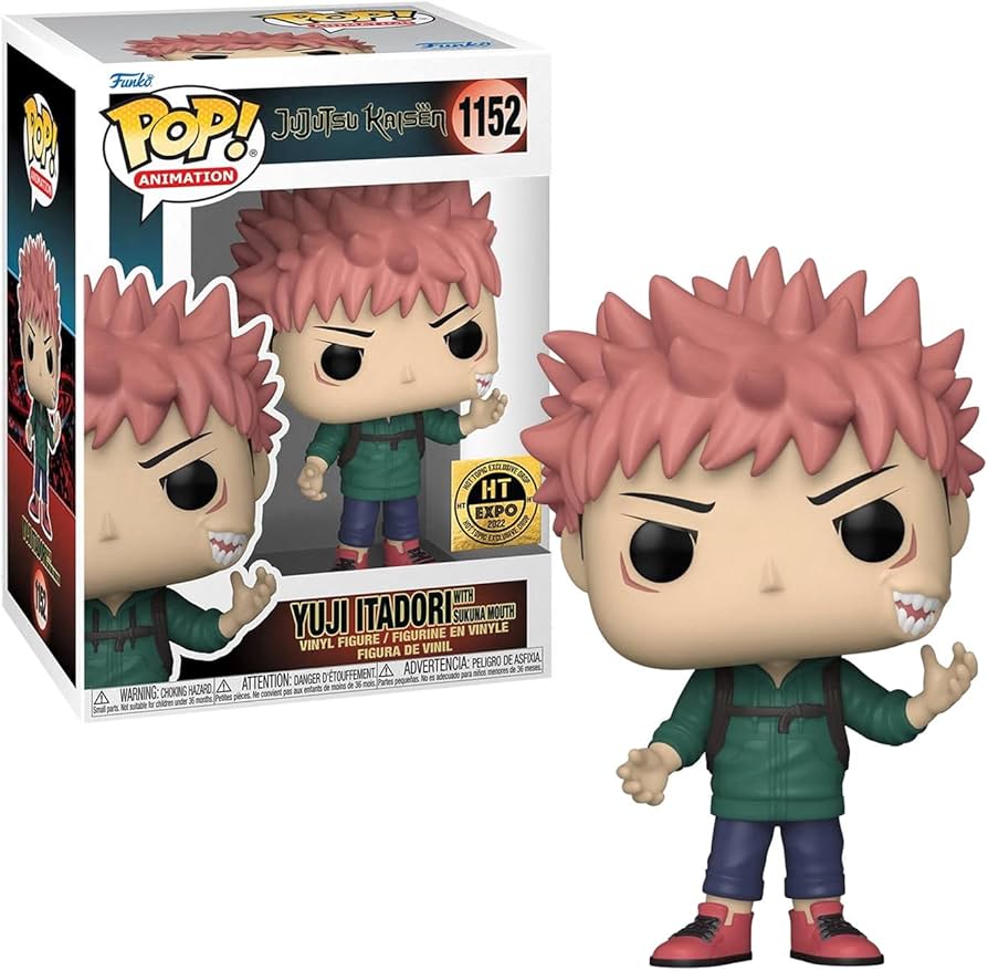 Amazon.com: Funko Jujutsu Kaisen Pop Yuji with Sukuna Vinyl Figure