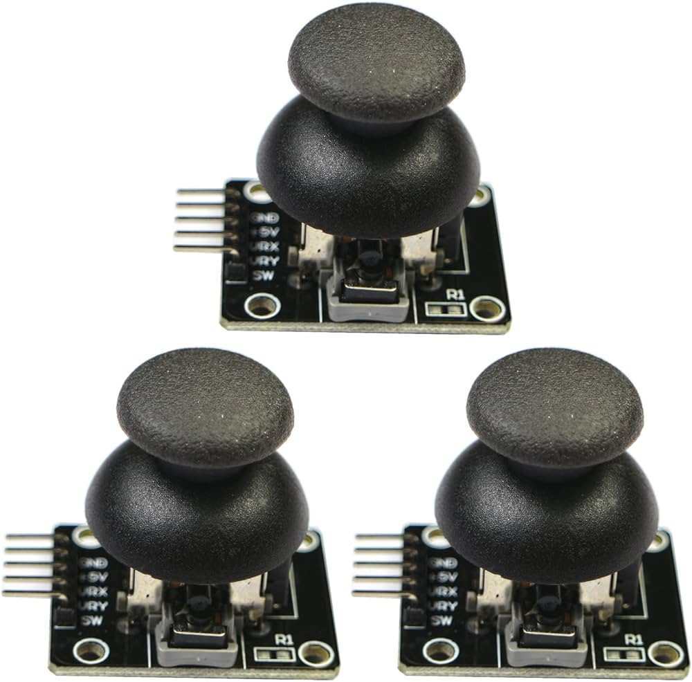 Amazon.co.jp: RASBEE 3個セット 二軸ゲームジョイスティック