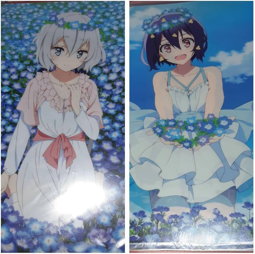 Amazon.co.jp: 【】ゾンビランドサガ 紺野純子 水野愛 a3 クリア