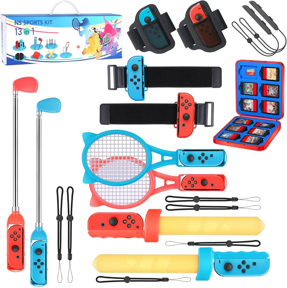 Amazon.com: Switch Sports Accessories Bundle - 13 in 1 Family Pack