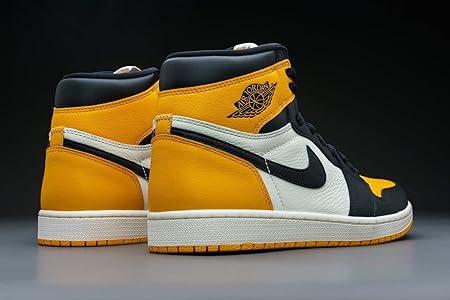 Amazon.com | Jordan Mens Air 1 High OG 555088 711 Taxi - Size 10