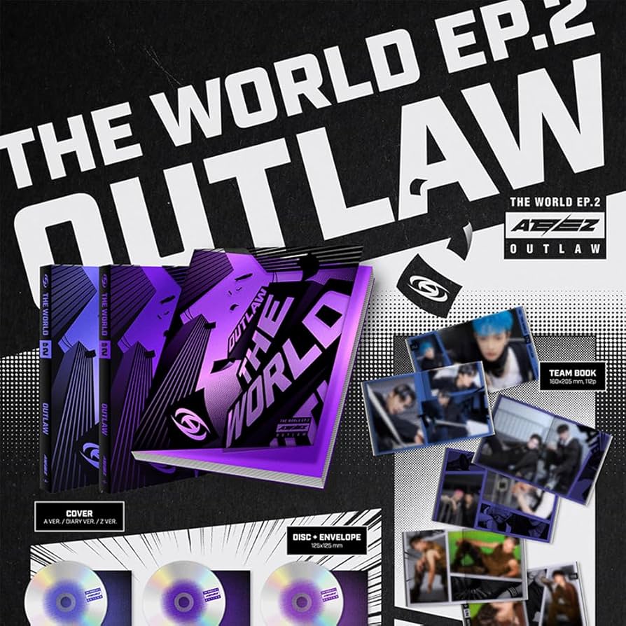Ateez - The World EP.2: Outlaw Album (Diary Ver.) : Amazon.ca