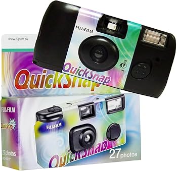 Amazon | Fujifilm Quicksnap Flash 使い捨てカメラ x 5、画像27枚