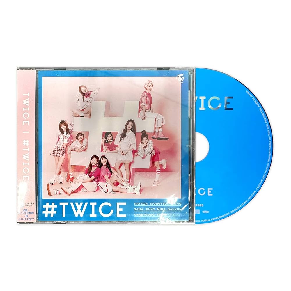 TWICE - TWICE - Japanese Album [#TWICE] (Stanard Ver.) CD-R +