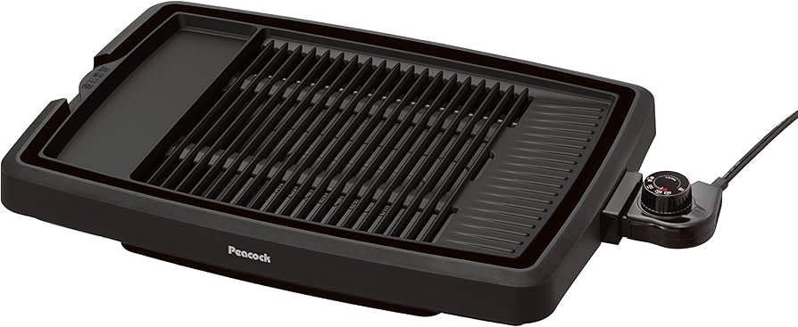 Amazon.co.jp: ピーコック 焼肉プレート 煙が出にくい 電気焼肉器 煙約