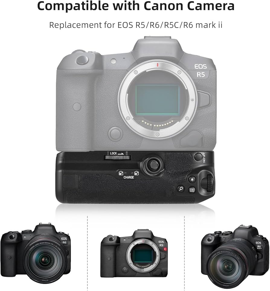 Amazon.co.jp: MYNVY BG-R10 縦型バッテリーグリップホルダー デュアル