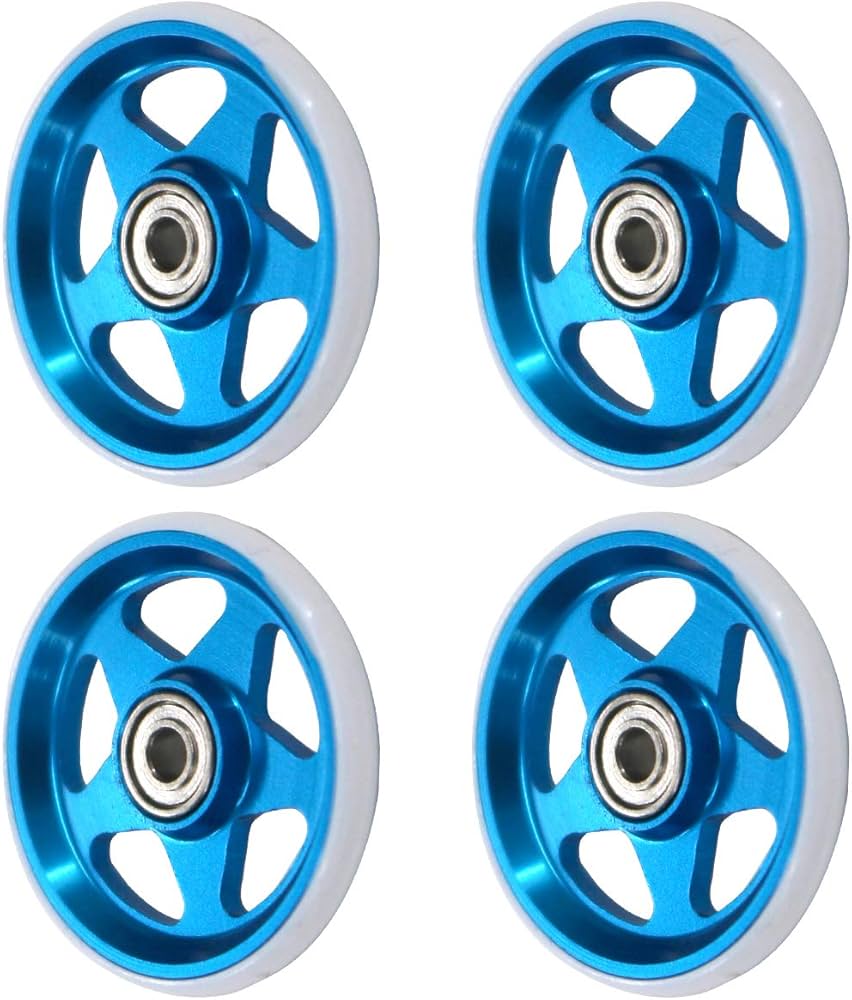 Amazon | ミニ四駆 オール アルミ ベアリング ローラー 4個 セット