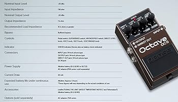 Amazon.com: Boss OC-5 Octave Pedal Bundle with Gearlux Instrument
