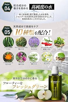 Amazon | チャップアップ (CHAPUP)【毛髪診断士(R)と共同開発】 濃密泡