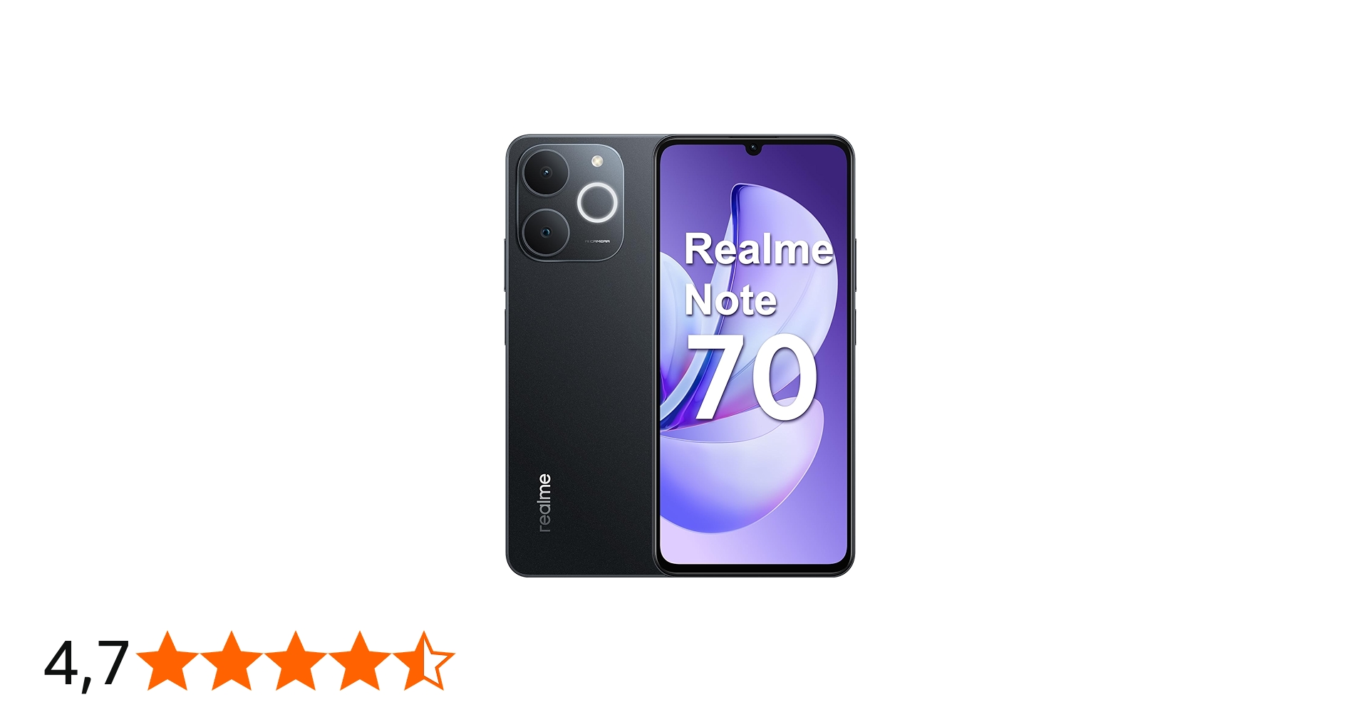 Realme Note 70 Smartphone Tela de 6.74