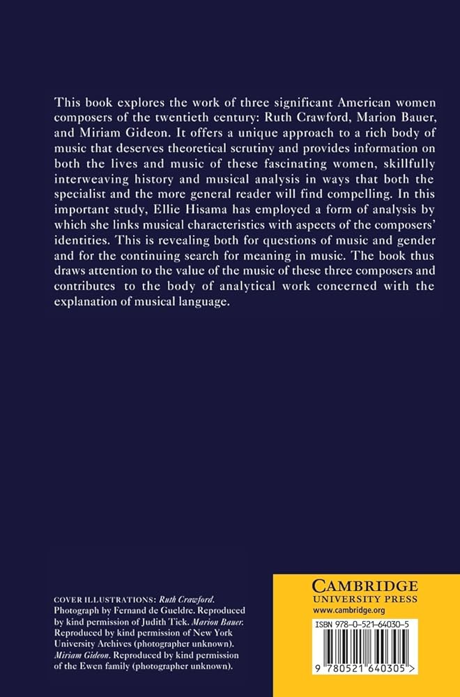 Gendering Musical Modernism: The Music of Ruth Crawford, Marion