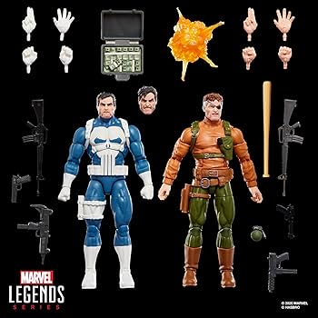 Amazon.com: Marvel Legends Series Gamerverse Punisher & Nick Fury