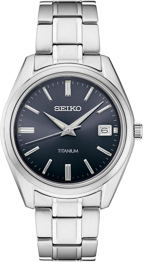Amazon.com: Seiko SUR373 Watch for Men - Essentials - Blue Dial