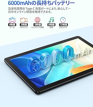 Amazon.co.jp: PUTECCH タブレット 10インチ wi-fiモデル、Android 13