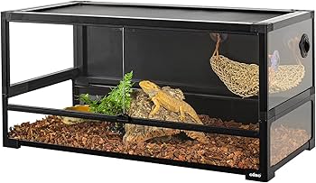 Amazon | 182L 爬虫類 飼育ケージ 折りたたみ式 グラステラリウム W90