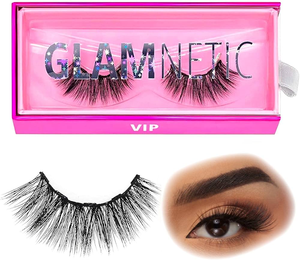 Amazon.com: Glamnetic Magnetic Eyelashes - VIP | Long Magnetic