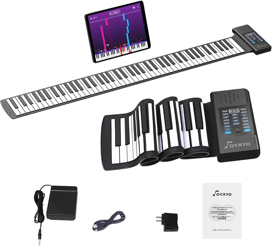 Amazon | OYAYO ロールピアノ 88鍵盤 ロールアップピアノ キーボード