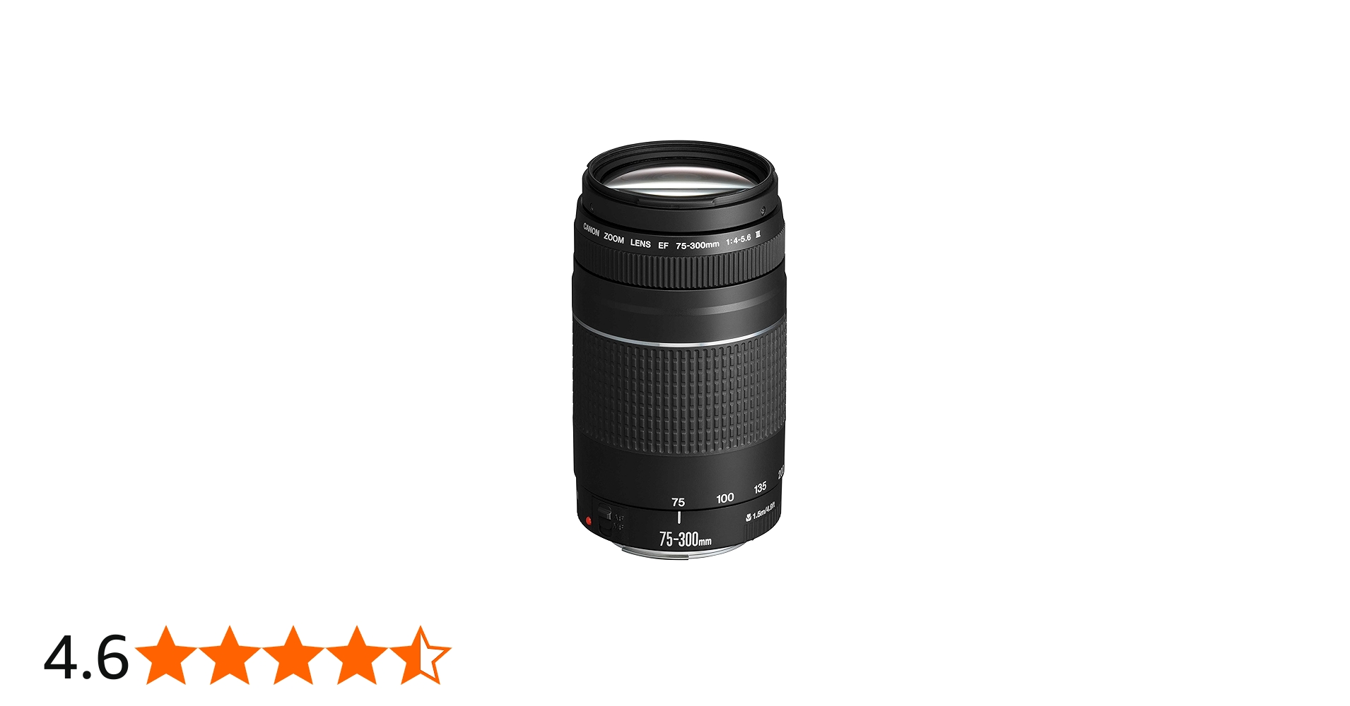 Canon Eos Ef 75-300Mm F/4-5.6 Ii Telephoto Zoom Lens For Dslr