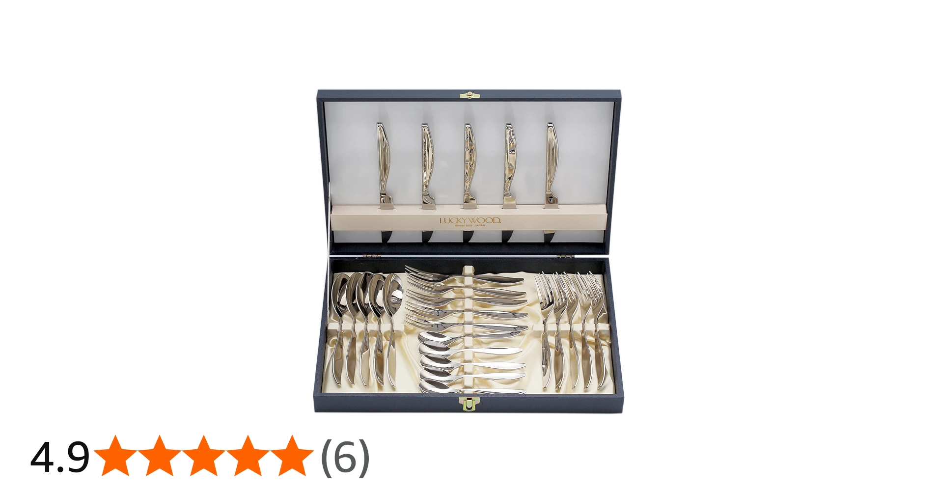 Amazon｜小林工業 ラッキーウッド カトラリーセット 日本製 レイリア