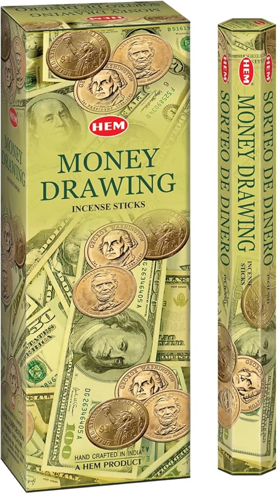 Amazon.co.jp: HEM Money Drawing お香スティック100本 (5 x 20本