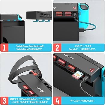 Amazon.co.jp: Alxum 8-in-1 Switch カードリーダー 切り替え器