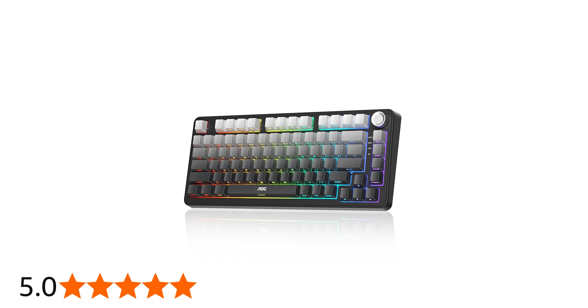 Amazon | 【国内正規品】AOC GK330 ゲーミングキーボード ワイヤレス