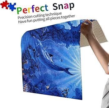 Amazon | 水中の世界 鯨 鮫 人気ジグソーパズル1000ピース木製