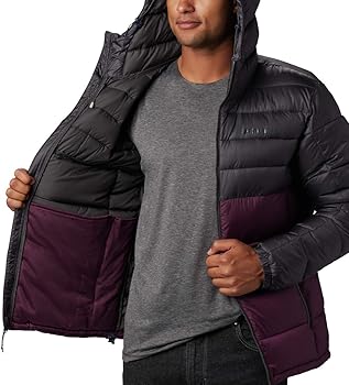 Columbia Men's Buck Butte Insulated Hooded Jacket, Black Cherry