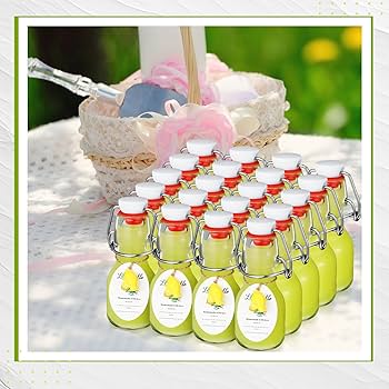 Amazon.com: Skybooly 20 Sets Swing Top Glass Bottles with Tags and