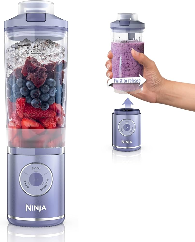 Amazon.com: Ninja Blast Max, Portable Blender + Twist & Go