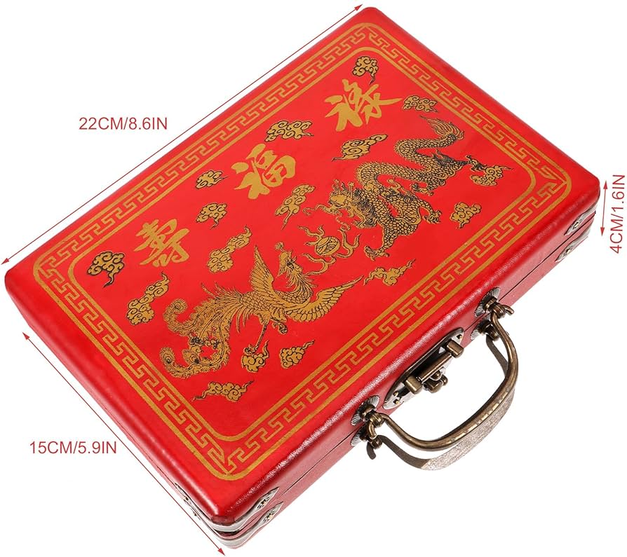 Amazon | jojofuny 麻雀牌ボックス 麻雀箱 中国麻雀 収納ケース ケース