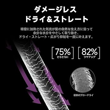 Amazon | JELLYFISH Air Gap Dryer ストレートドライヤー ドライ