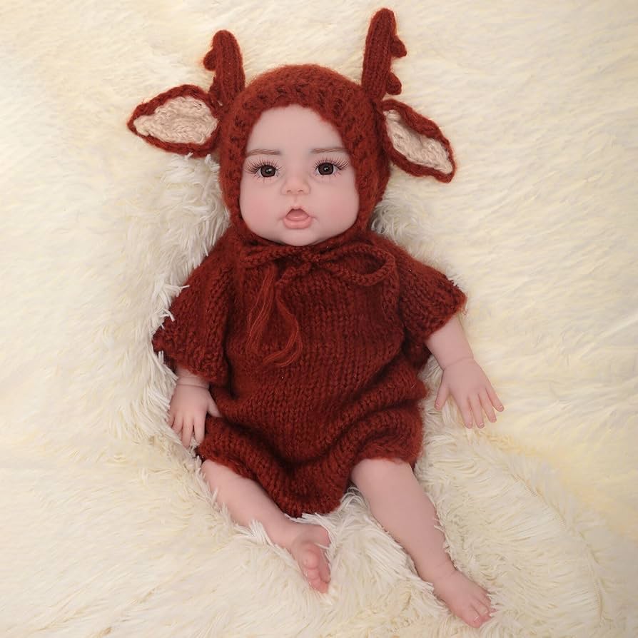 Amazon | TEYVIYI リボーンドール 人形 47cm 骨格付き リアル 赤ちゃん