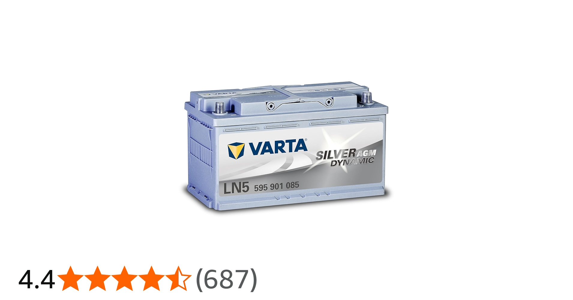 Amazon | VARTA(バルタ) Silver Dynamic AGM LN5 (595 901 085) 輸入車