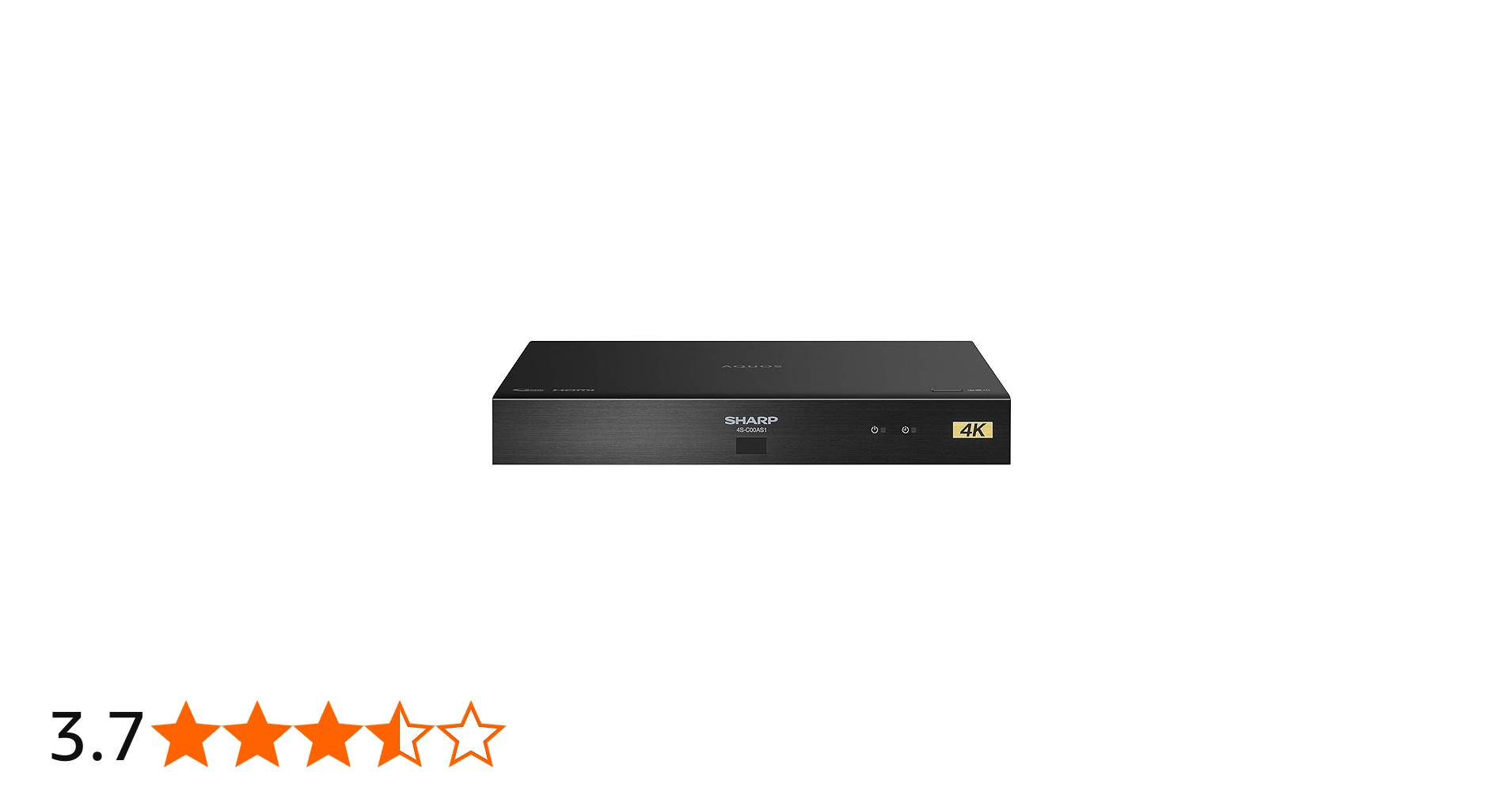 Amazon.co.jp: シャープ 4Kチューナー 新4K衛星放送対応 220×146×34mm