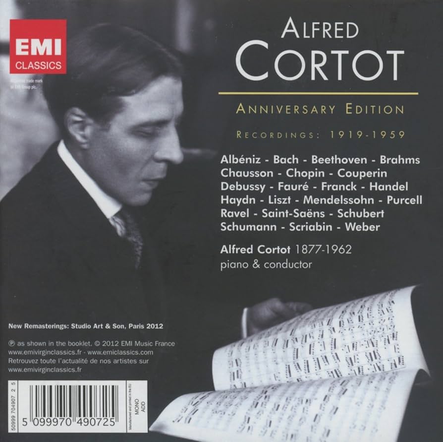 Amazon.co.jp: Alfred Cortot , Anniversay Edition: ミュージック