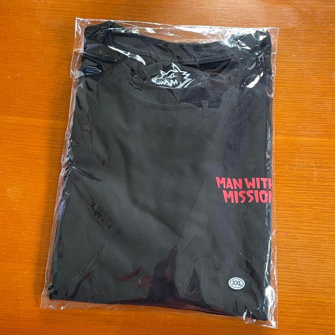 新品】MAN WITH A MISSION メモリアルロゴロンTジャンケンM MAN WITH A