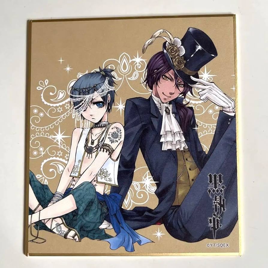 Amazon.co.jp: 黒執事 ミニ色紙 シエル ソーマ : 文房具・オフィス用品