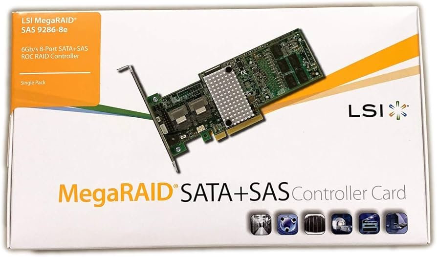 Amazon.com: Broadcom LSI MegaRAID 9286-8e SAS SATA ROC RAID