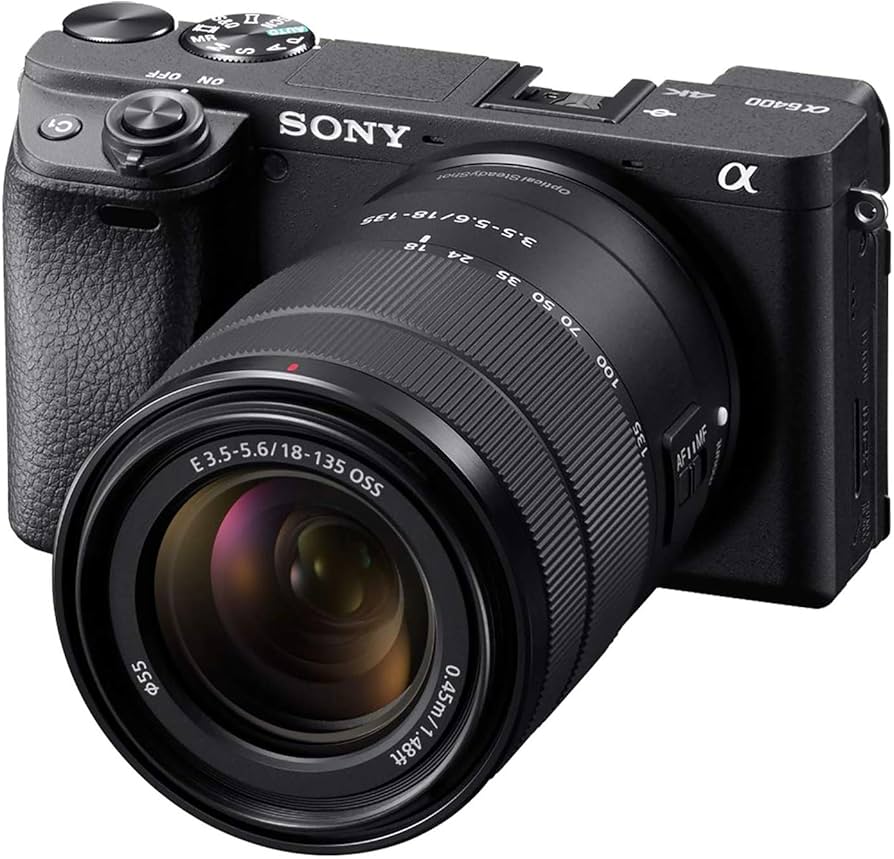 Sony Câmera sem espelho Alpha a6400: Câmera digital compacta APS-C