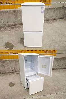 Amazon.co.jp: シャープ 137L 2ドア冷蔵庫（ホワイト系）SHARP SJ-14Y