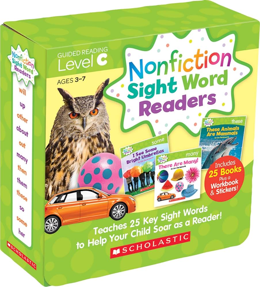 Amazon.com: Nonfiction Sight Word Readers Parent Pack Level C