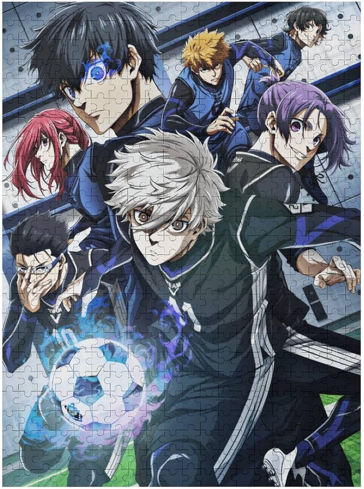 Amazon.co.jp: ブルーロック ジグソーパズル 500ピース 益智減圧玩具