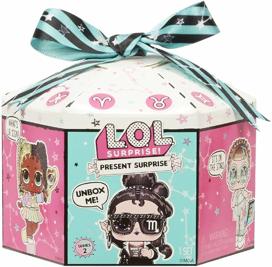 Amazon | LOL Surprise Present Surprise Series 2 Glitter Star Sign