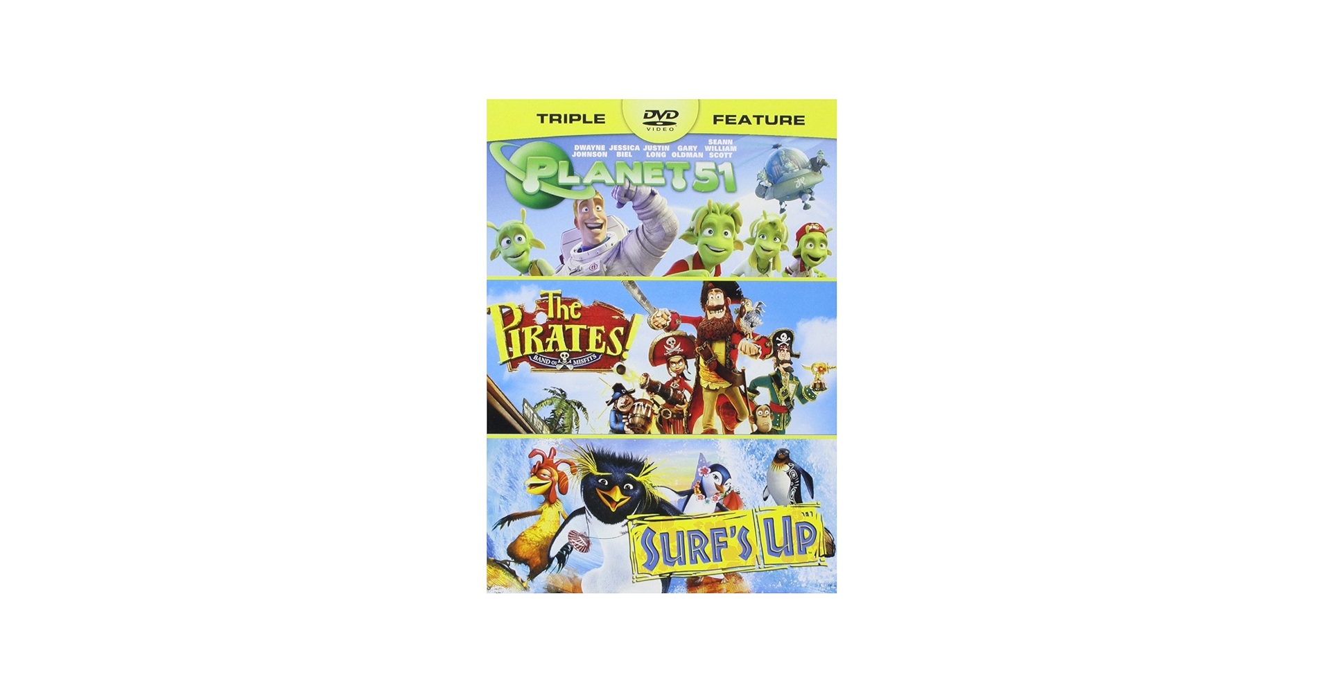 Amazon.com: Pirates! Band of Misfits, the / Planet 51 / Surf's up