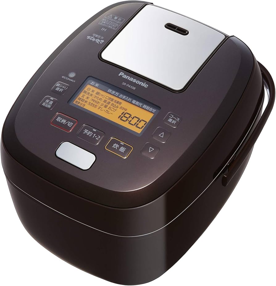 Amazon | パナソニック 炊飯器 5.5合 可変圧力IH式 おどり炊き