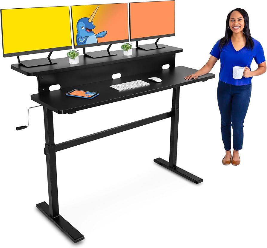 Amazon.com: Stand Steady Tranzendesk | 55 Inch Dual Level Standing