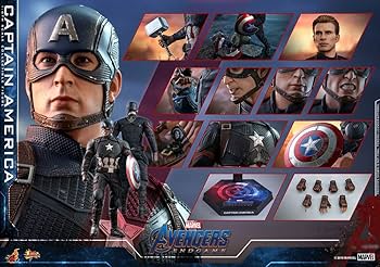 Amazon.com: Hot Toys 1:6 Captain America - Avengers: Endgame