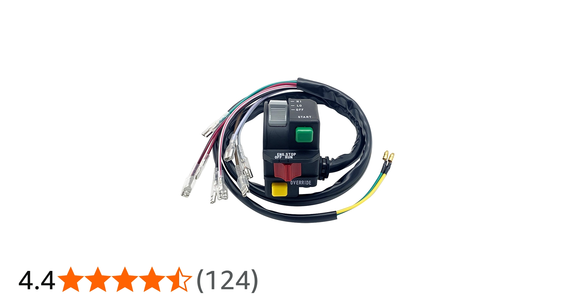 Left Handlebar Start Stop Override Headlight Switch for Polaris